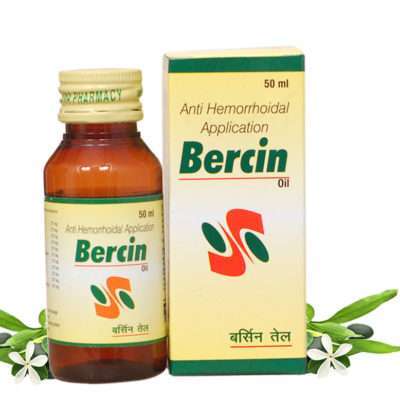 Bercin Oil (For Hemorrhoids and Piles warts)
